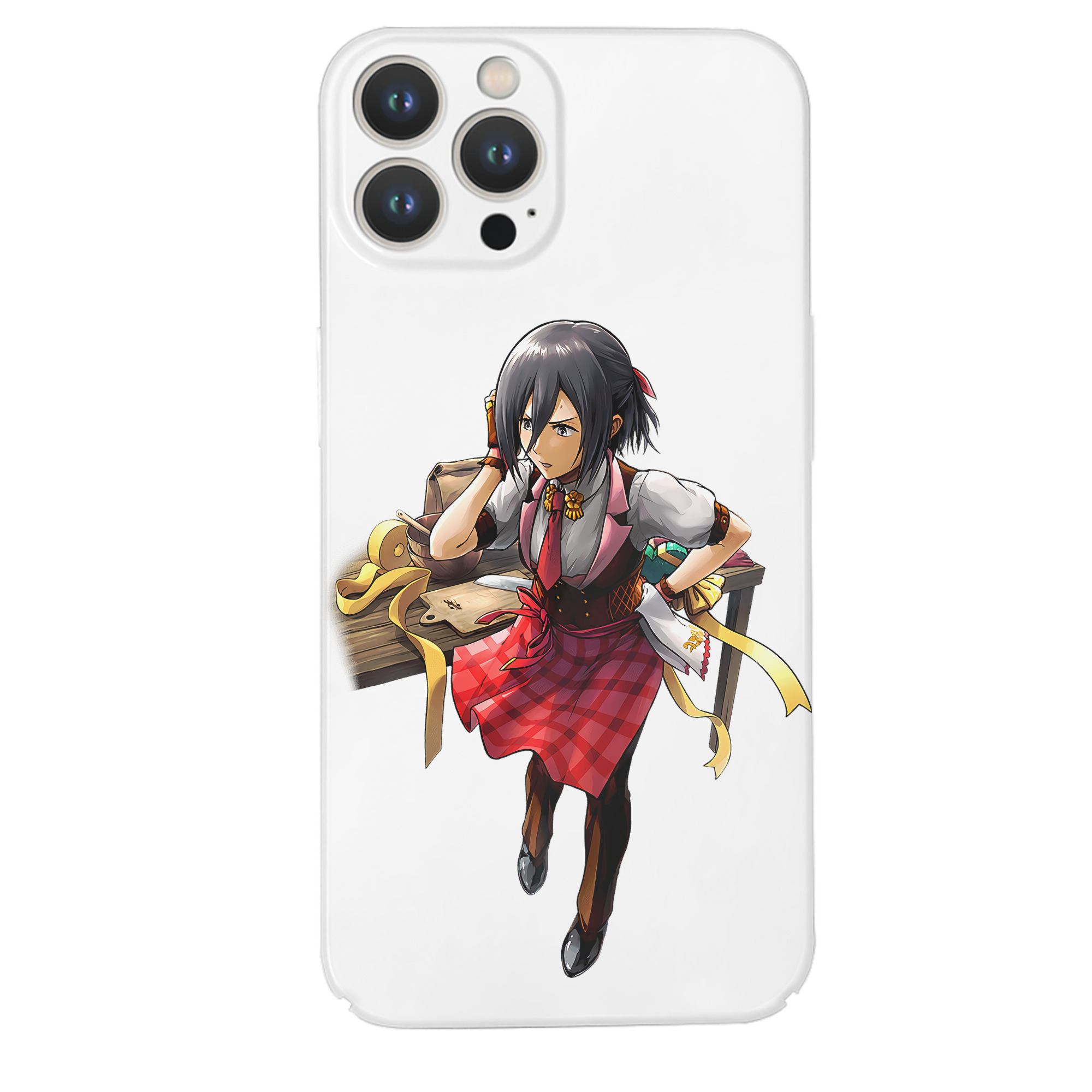 （画像用） 進撃の巨人 ミカサ·アッカーマン Attack on Titan Mikasa Ackerman 【iPhone 14シリーズ対応】ハードケース
